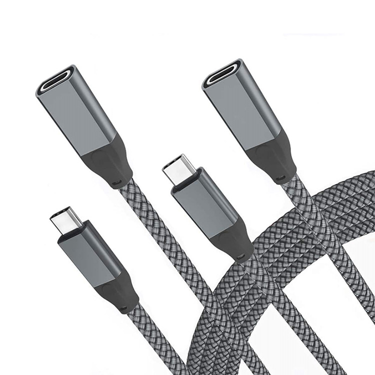 3.2 USB C Extension Cable-grey